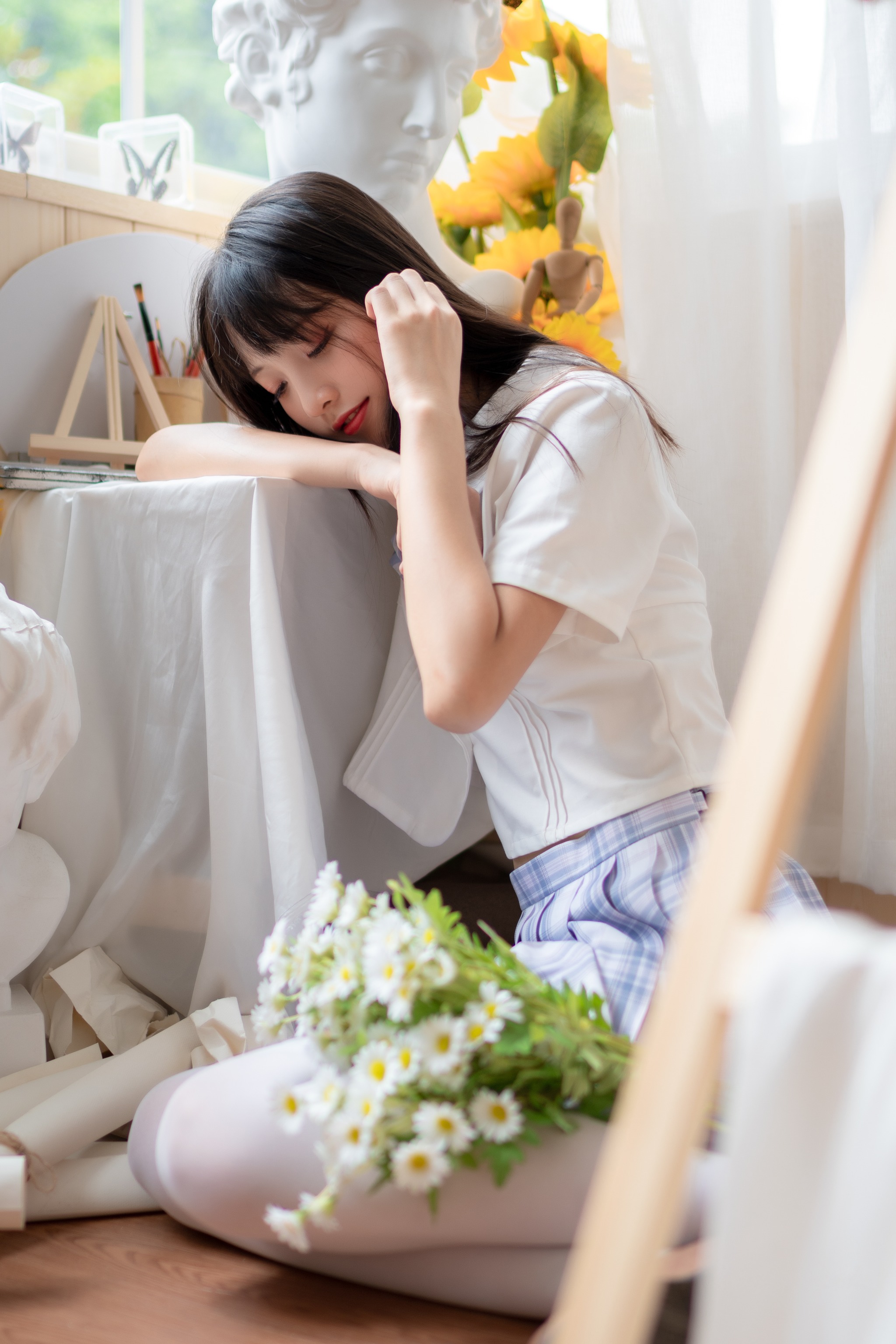 图片[1]-西瓜少女 西呱呀呀呀 – NO.029 西瓜少女(西呱呀呀呀) JK校服[48P]-XikXak